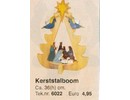 Bouwtekening kerststalboom