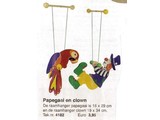 Bouwtekening papegaai en clown