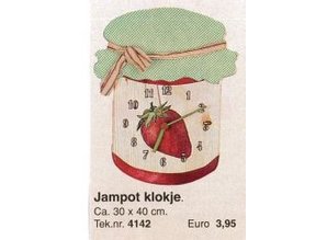 Bouwtekening jampot klokje