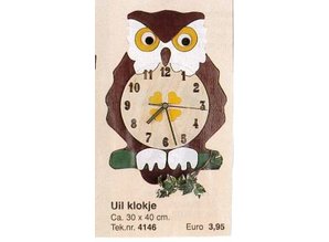 Bouwtekening uil klokje