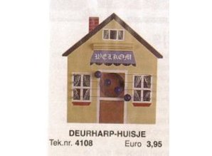 Bouwtekening deurharp huisje