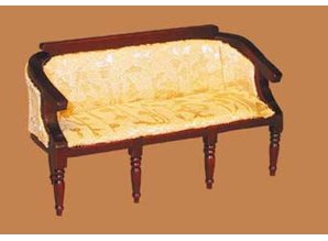 Euromini's Sofa, mahonie