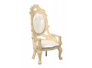 Euromini's Fauteuil met armleuningen, blankhout