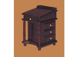 Euromini's Schrijftafel, mahonie