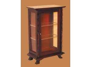 Euromini's Vitrinekast, mahonie