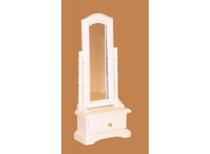 Euromini's Staande spiegel, wit