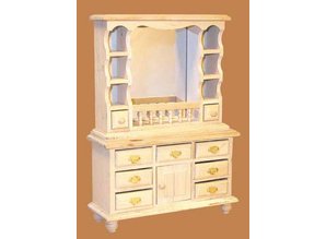 Euromini's Spiegelkast, blankhout