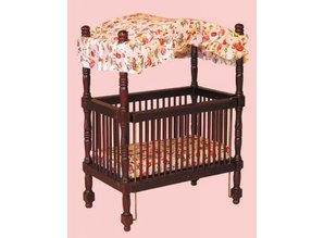 Euromini's Kinderhemelbed, mahonie