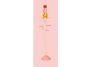 Euromini's Kinderkapstok, wit/roze