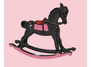 Euromini's Hobbelpaard, metaal