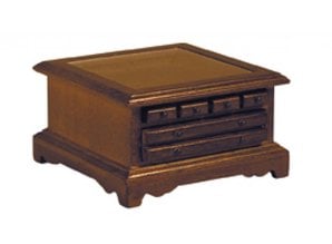 Deluxe Collection Koffietafel met plexIglas top, noten