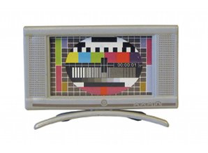 Euromini's Flatscreen TV, zilvergrijs