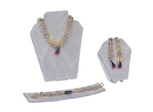 Euromini's Sierraden set, 3-delig goud/ d.roze/rood