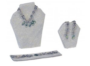 Euromini's Sierraden set, 3-delig zilver/ groen