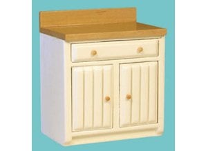 Euromini's Keukenkast, creme/eiken