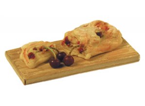 Euromini's Kersenbrood op plank