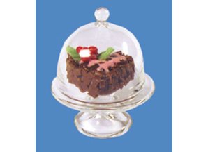 Euromini's Taartschotel met deksel en taartje