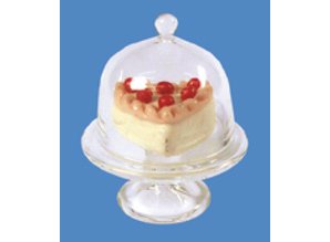 Euromini's Taartschotel met deksel en taartje