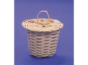 Euromini's Rieten korf met deksel