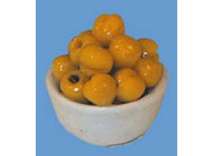 Euromini's Porseleinen schaaltje met perzikken