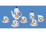Euromini's Handbeschilderd theeservies, 13-dl EM5494 - € 7,95 3,2(h) cm.