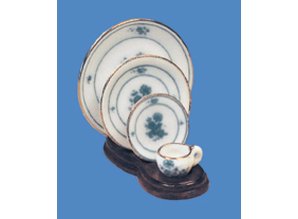 Euromini's Standaard met 3 borden en kopje