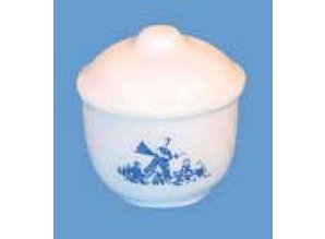 Euromini's Ronde pot met deksel, delftsblauw