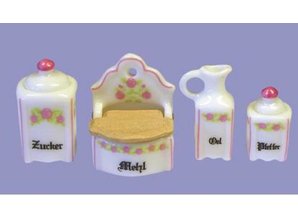 Euromini's Keukenset, 4-delig