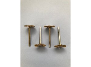 Euromini's EM8816 Messing Schijfborstel, 4 stuks