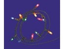 Euromini's Kerstverlichting 12 lampjes gekleurd micro 2mm, zonder stekker