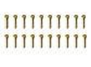 Euromini's Messing knopjes, per 20