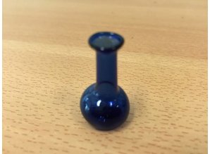 Euromini's EM 6525 Vaas blauw glas