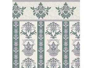 Euromini's Majestic, green on ivory