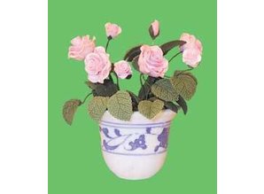 Euromini's Pot met rozen.