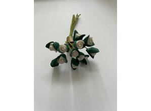 Euromini's EM 5307 Bloemen, witte rozen