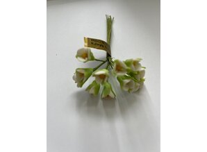 Euromini's EM5328 Bloemen wit